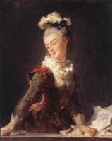 Fragonard, Jean-Honore - Marie-Madeleine Guimard, Dancer